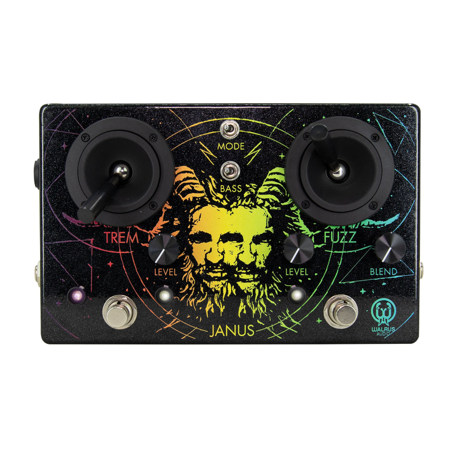 Janus Fuzz/Tremolo with Joystick Control Anniversary Edition Rainbow