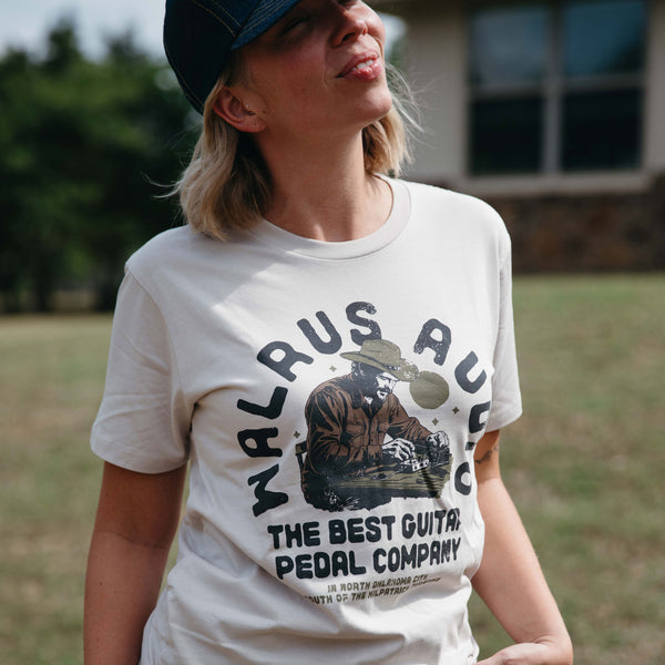 guitar pedal t shirt Best Pedal Company Shirt Small / Pale Oak