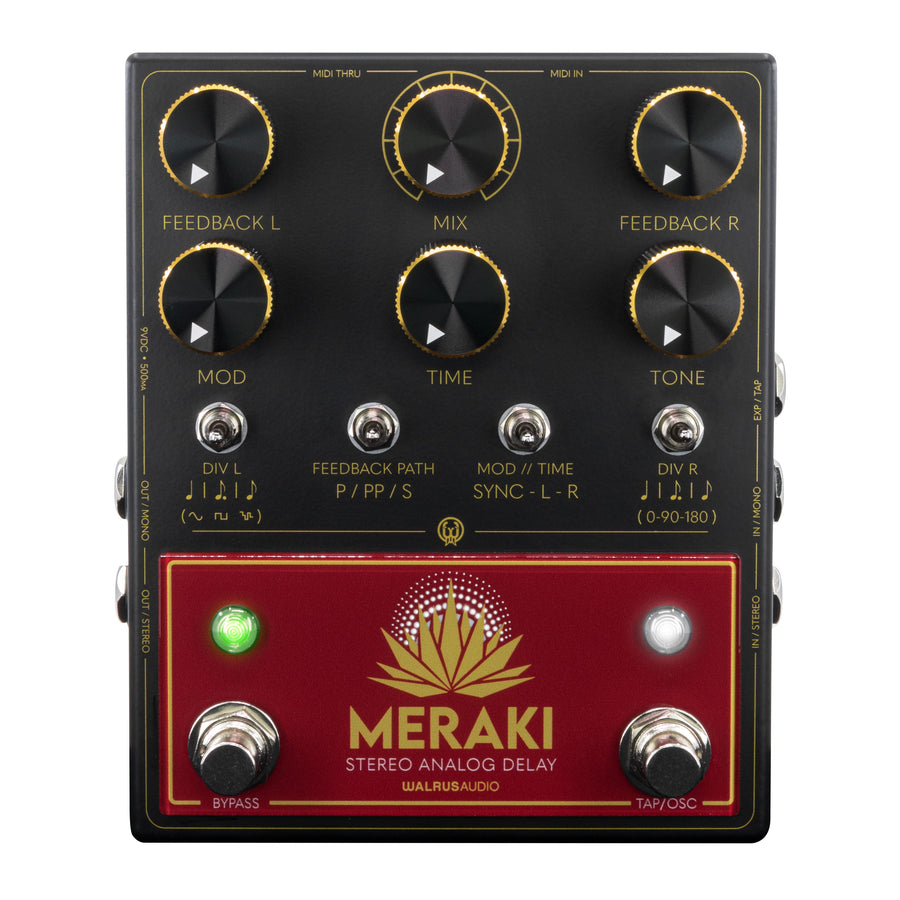 Meraki Stereo Analog Dual Delay