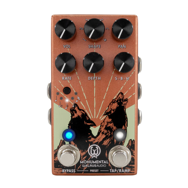 美品！Walrus Audio MONUMENTAL ステレオトレモロ Monumental Harmonic Stereo Tremolo - BLEMISHED