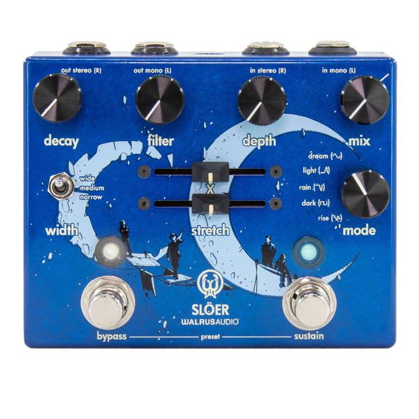 stereo reverb guitar pedal Slöer Stereo Ambient Reverb