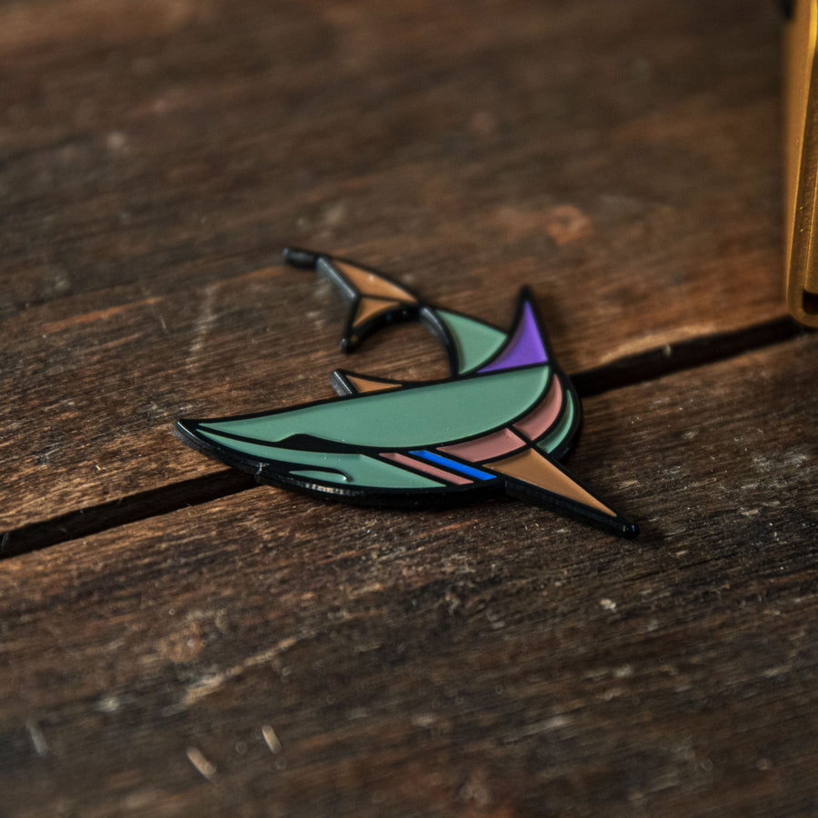 Mako Shark Enamel Lapel Pin
