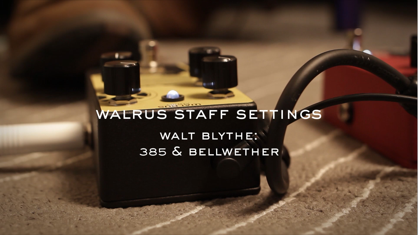 Walrus Staff Settings: Walt, 385 & Bellwether