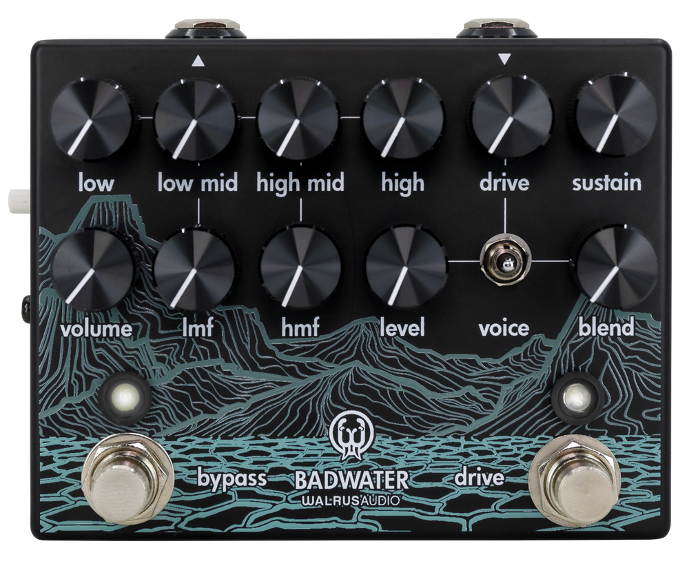 Walrus Audio Badwater ギターエフェクター Badwater Bass Pre-amp and D.I.