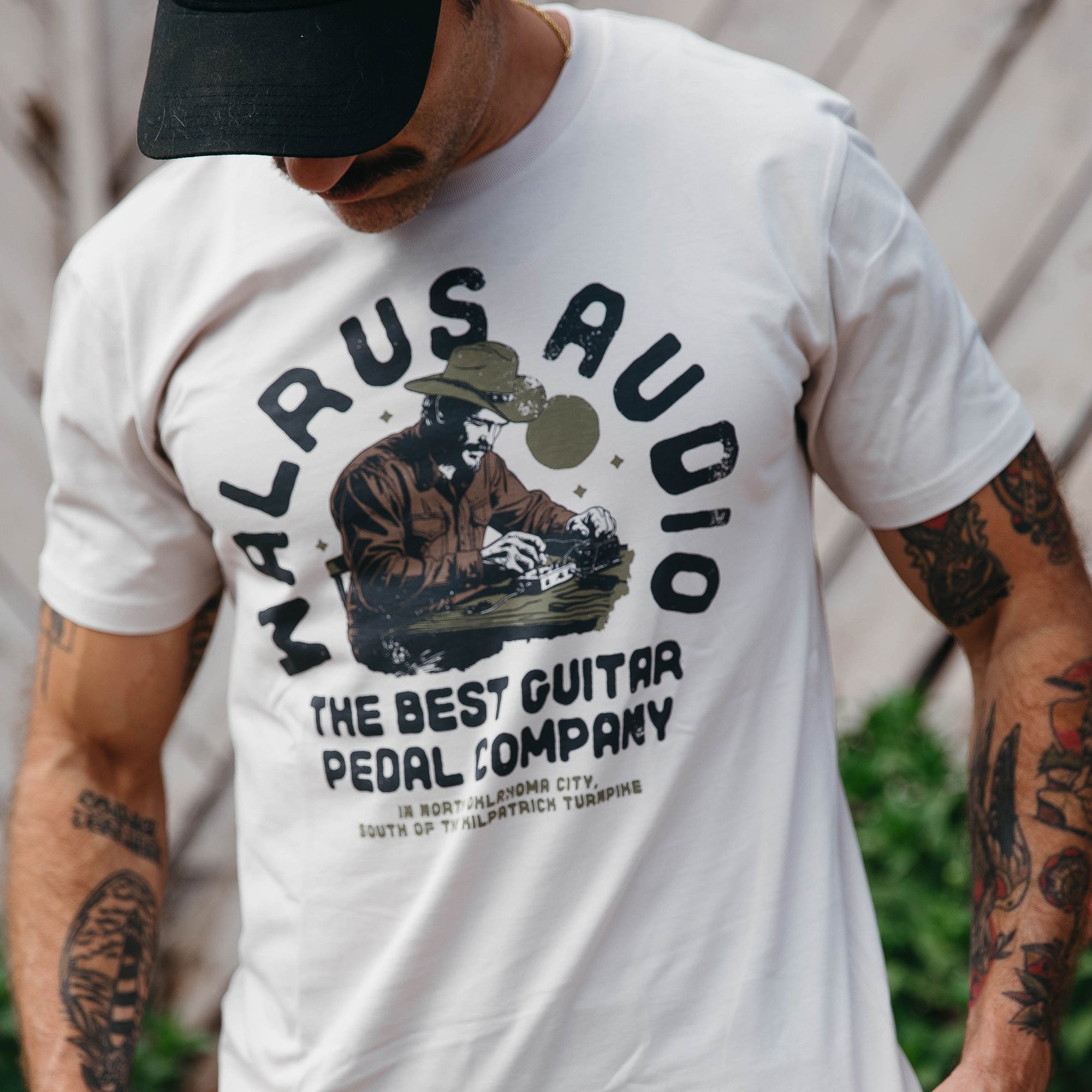 guitar pedal t shirt Best Pedal Company Shirt Small / Pale Oak