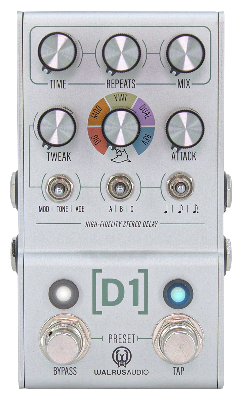 Walrus Audio MAKO Series D1 V2 ディレイペダル MAKO Series: D1 High-Fidelity Delay