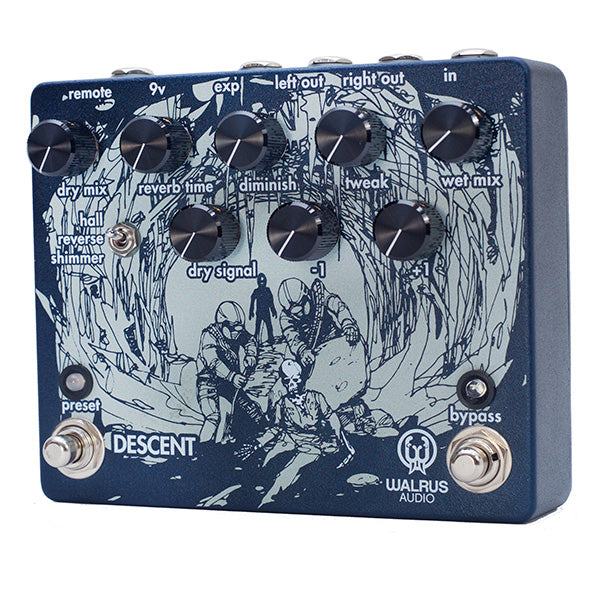 reverse reverb guitar pedal Descent Reverb/Octave Machine