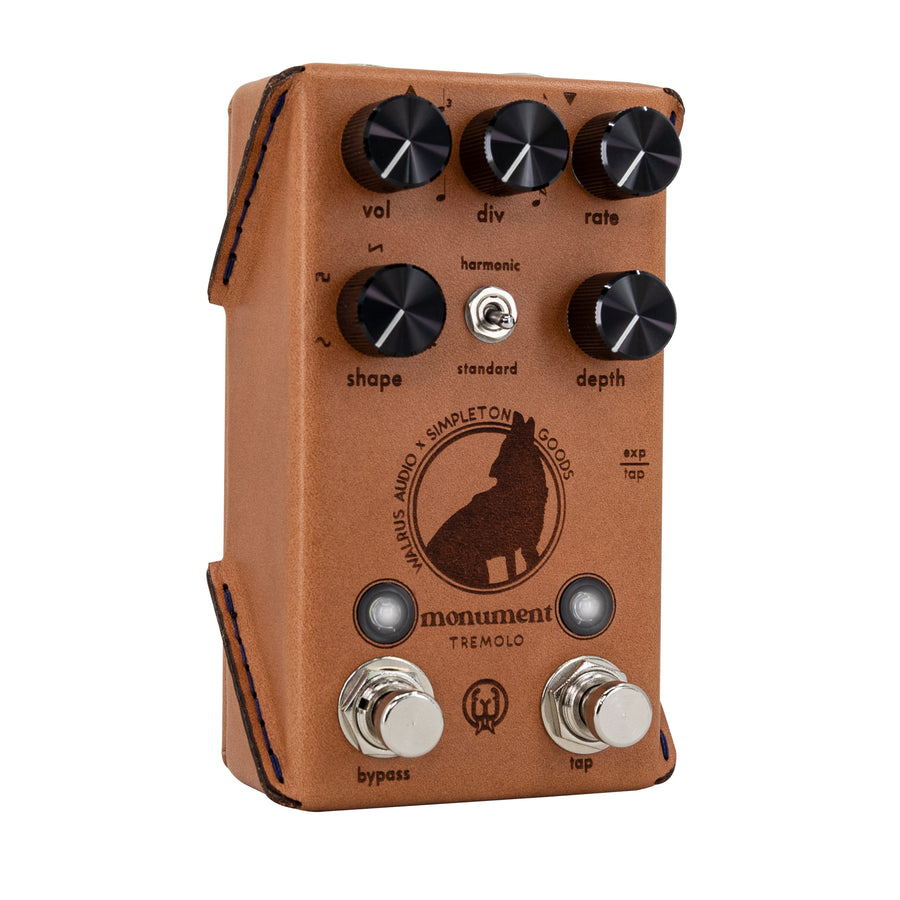 tap tremolo pedal Monument Harmonic Tap Tremolo, Craftsman Series