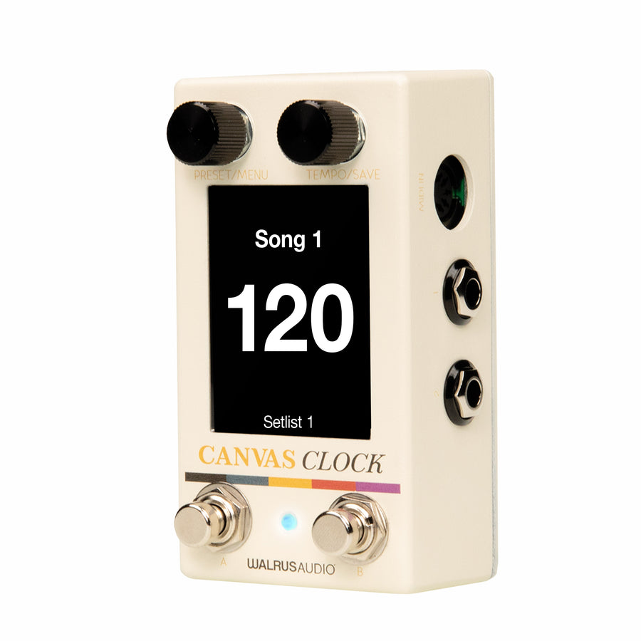 midi clock pedal Canvas Clock