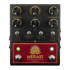ギター walrus audio MERAKI STEREO ANALOG DELAY Meraki-Red_front_a7c5083b-c1d6