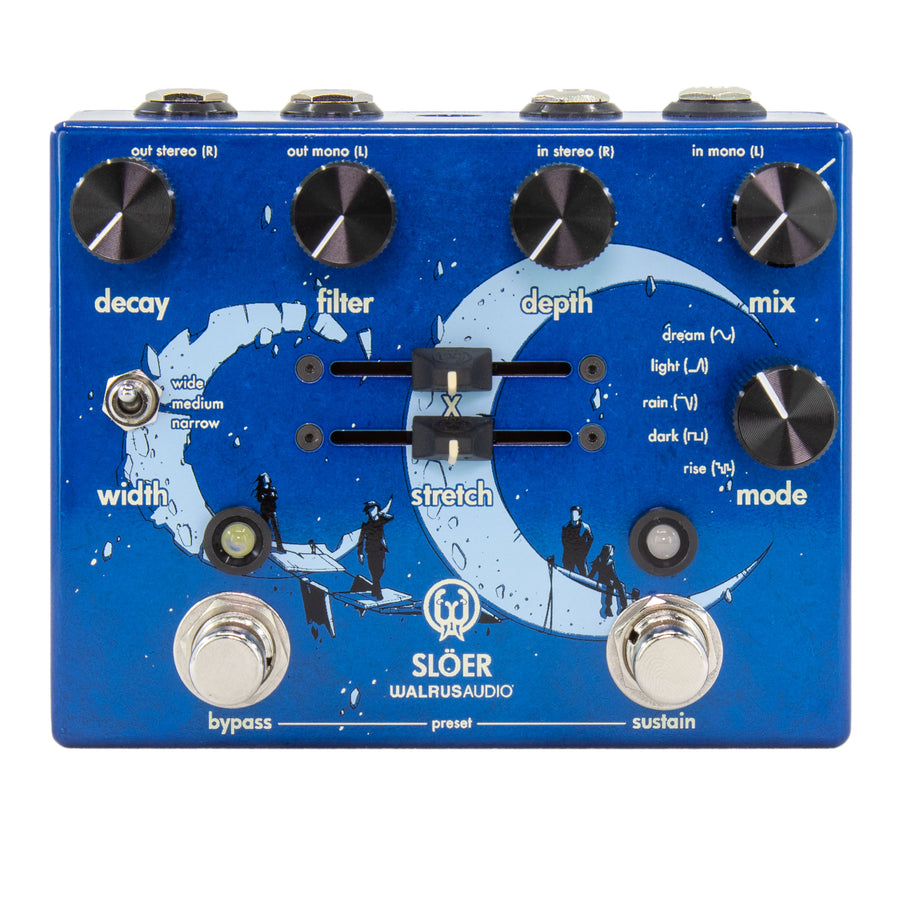 ambient effects pedals Walrus Audio - SLOER - Stereo Ambient Reverb Pedal