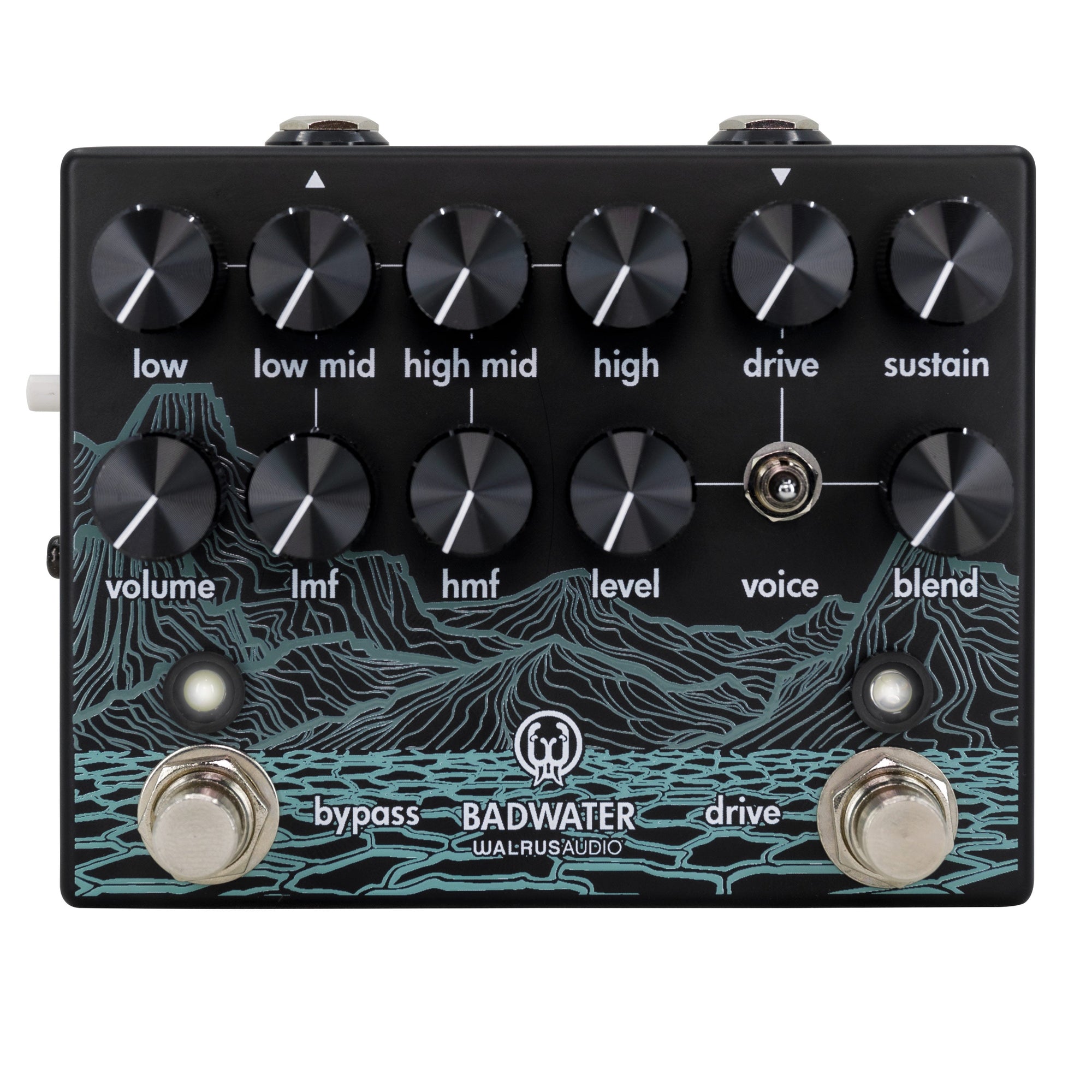 Walrus Audio BADWATER ベースプリアンプ　オーバードライブ Badwater Bass Pre-amp and D.I. - BLEMISHED